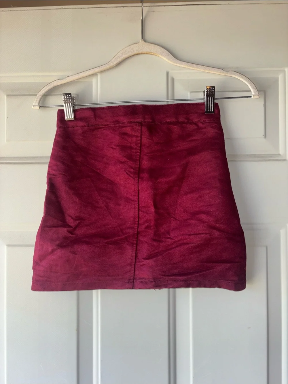 Gymboree burgundy embroidered skirt size 7 girls